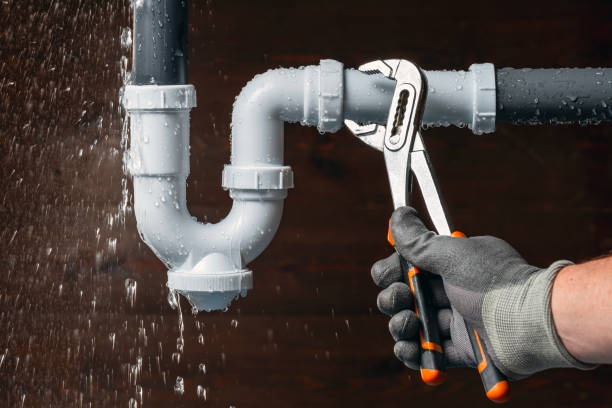 Professional Drain Cleaning technician working in Hydetown, PA